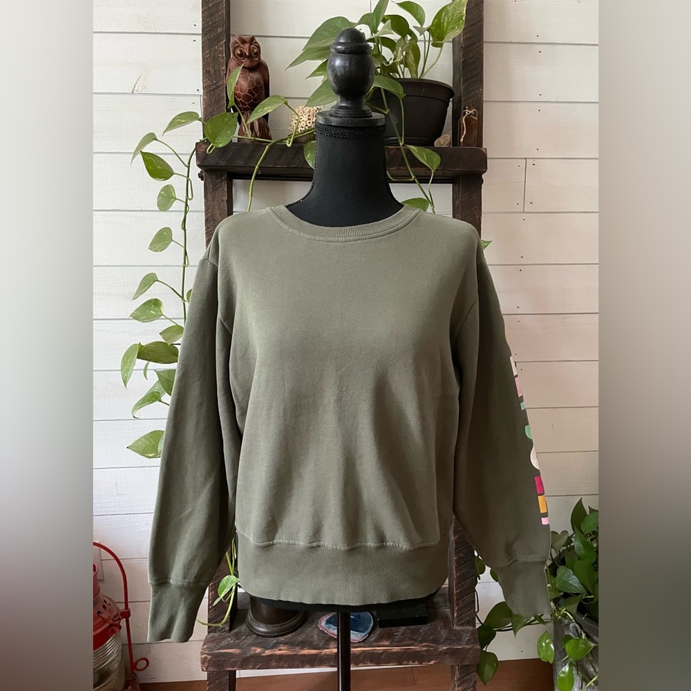 Studio Park: Green Holly Jolly Sweatshirt